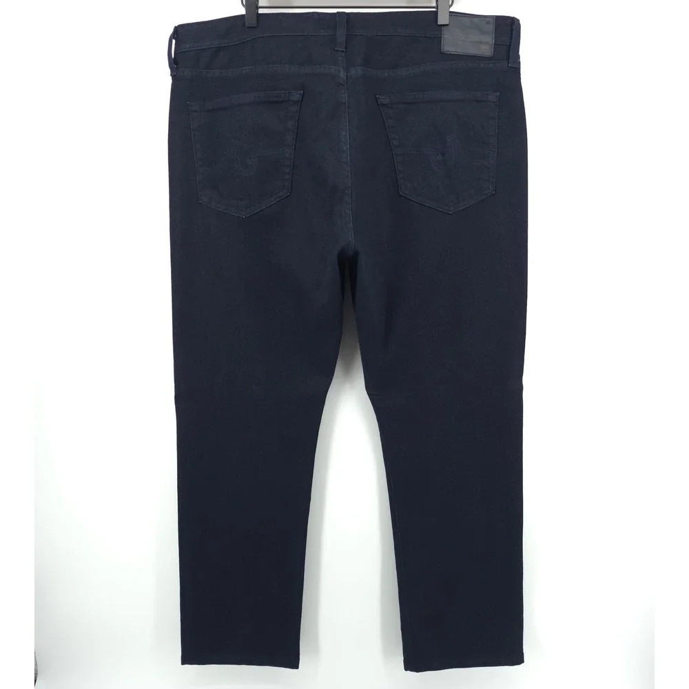 AG Adriano Goldschmied Mens Jeans Everett 40x34 Dark Blue Slim Straight Leg